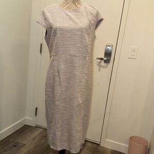 Allegra K Pink/Purple/Tan Tweed Sheath Dress | Women’s XL | NWNT